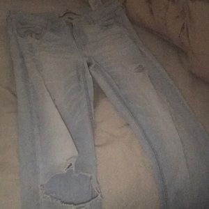 Ripped Hollister jeans